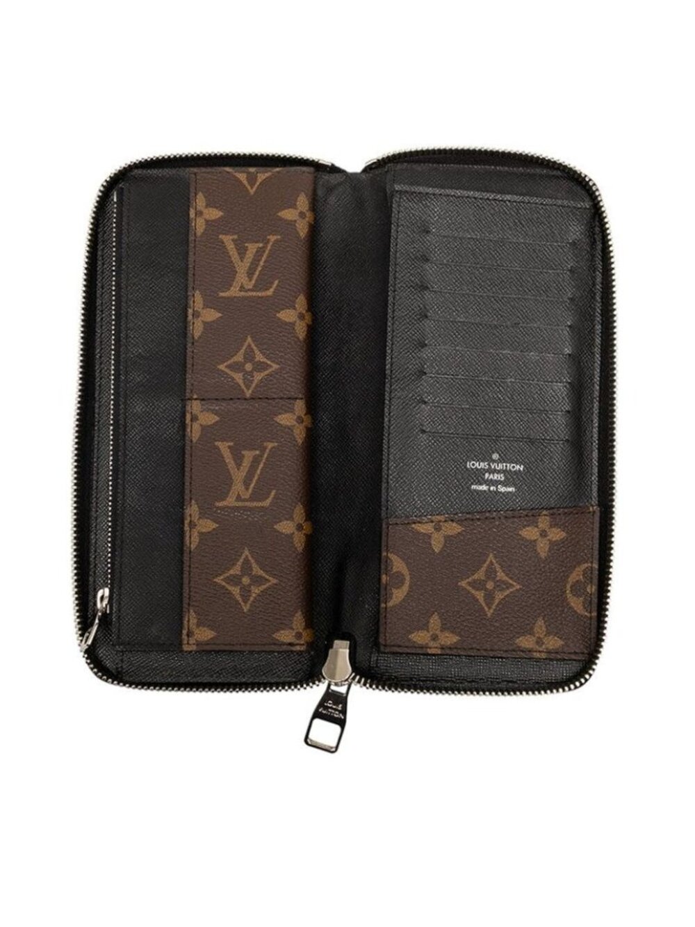 Louis Vuitton Monogram Macassar Zippy Wallet Vertical Round Zipper Long - Picture 6 of 9